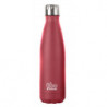 BOTELLA BBO TERMO ACERO INOXIDABLE 350ML ROJA y  FUNDA IRISANA