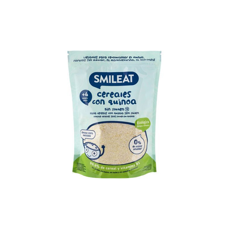PAPILLA CEREALES SIN GLUTEN CON QUINOA BIO 200 GR ( y 4 MESES)